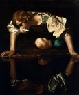743px-narcissus-caravaggio_1594-96_edited